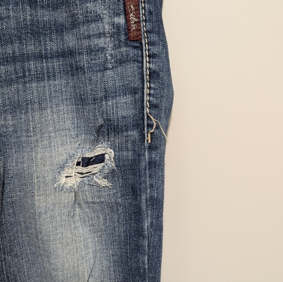 Y2k Distressed Silver jeans - Picture 12 of 12